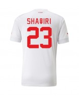 Sveitsi Xherdan Shaqiri #23 Vieraspaita MM-kisat 2022 Lyhythihainen